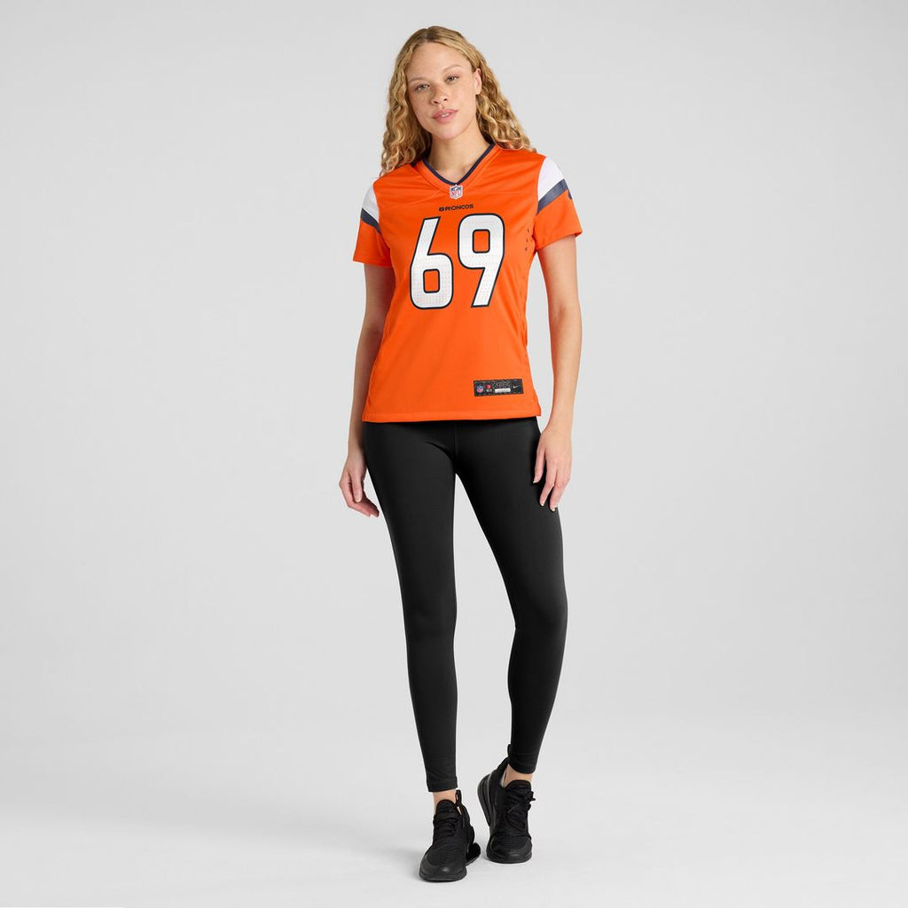 Mike McGlinchey Denver Broncos Nike Women's Team Game Jersey -  Orange