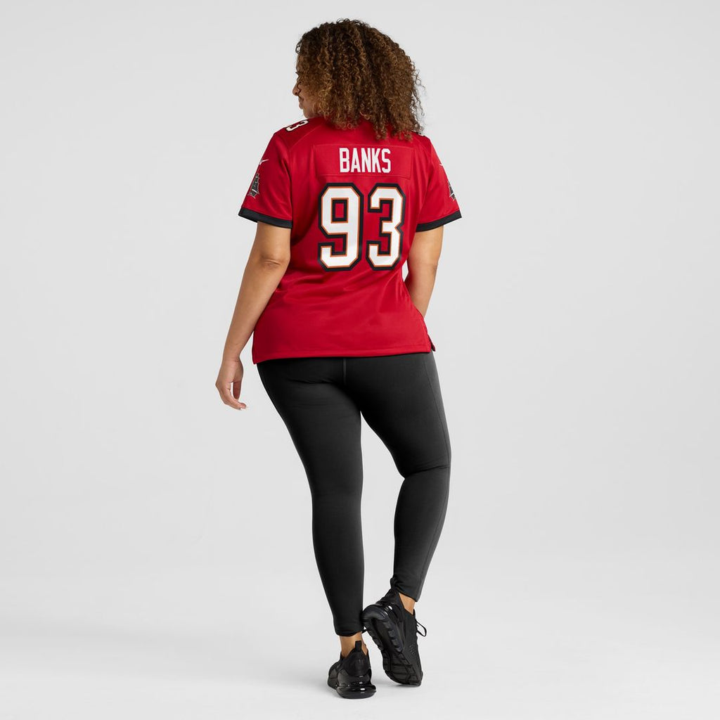 Eric Banks Tampa Bay Buccaneers Nike Women's  Game Jersey -  Red