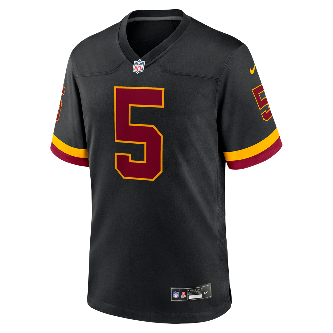 Hail Raiser Jayden Daniels Washington Commanders Nike Alternate Game Jersey - Black