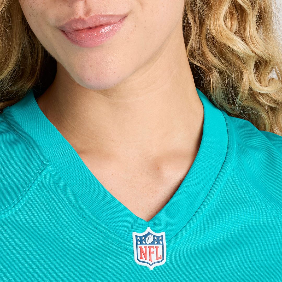 Aaron Brewer Miami Dolphins Nike Women's  Game Jersey -  Aqua