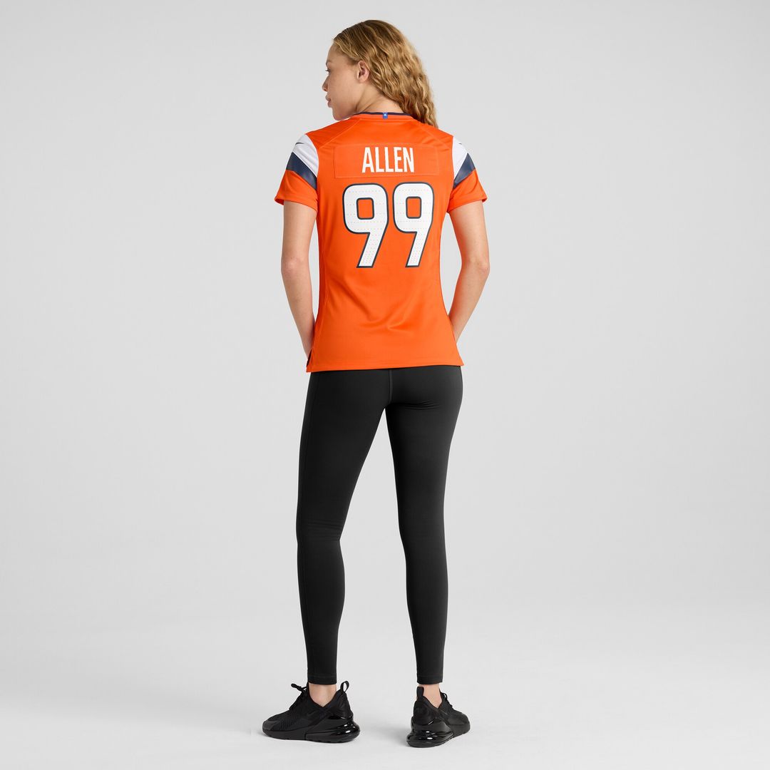 Zach Allen Denver Broncos Nike Women's Team Game Jersey -  Orange