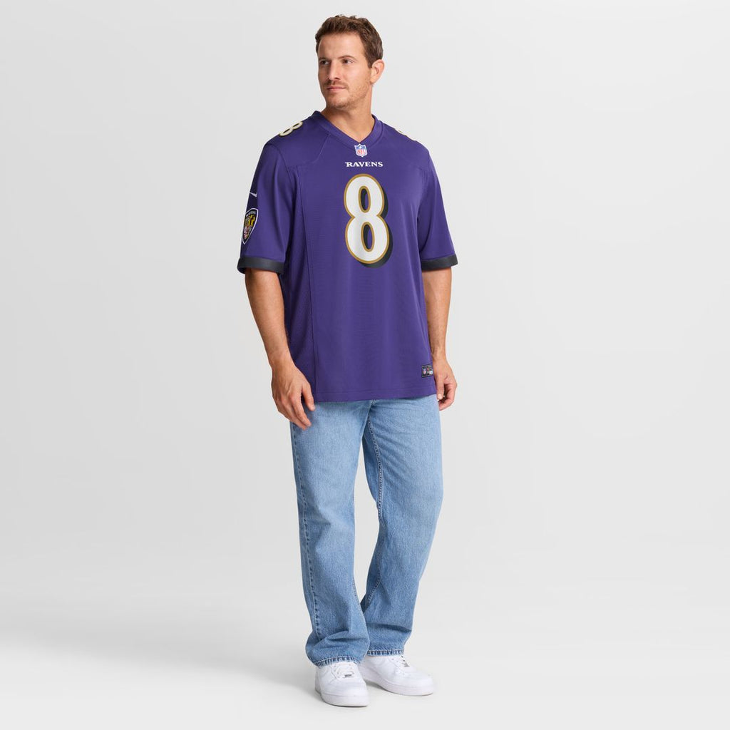 Lamar Jackson Baltimore Ravens Nike Game Jersey - Purple