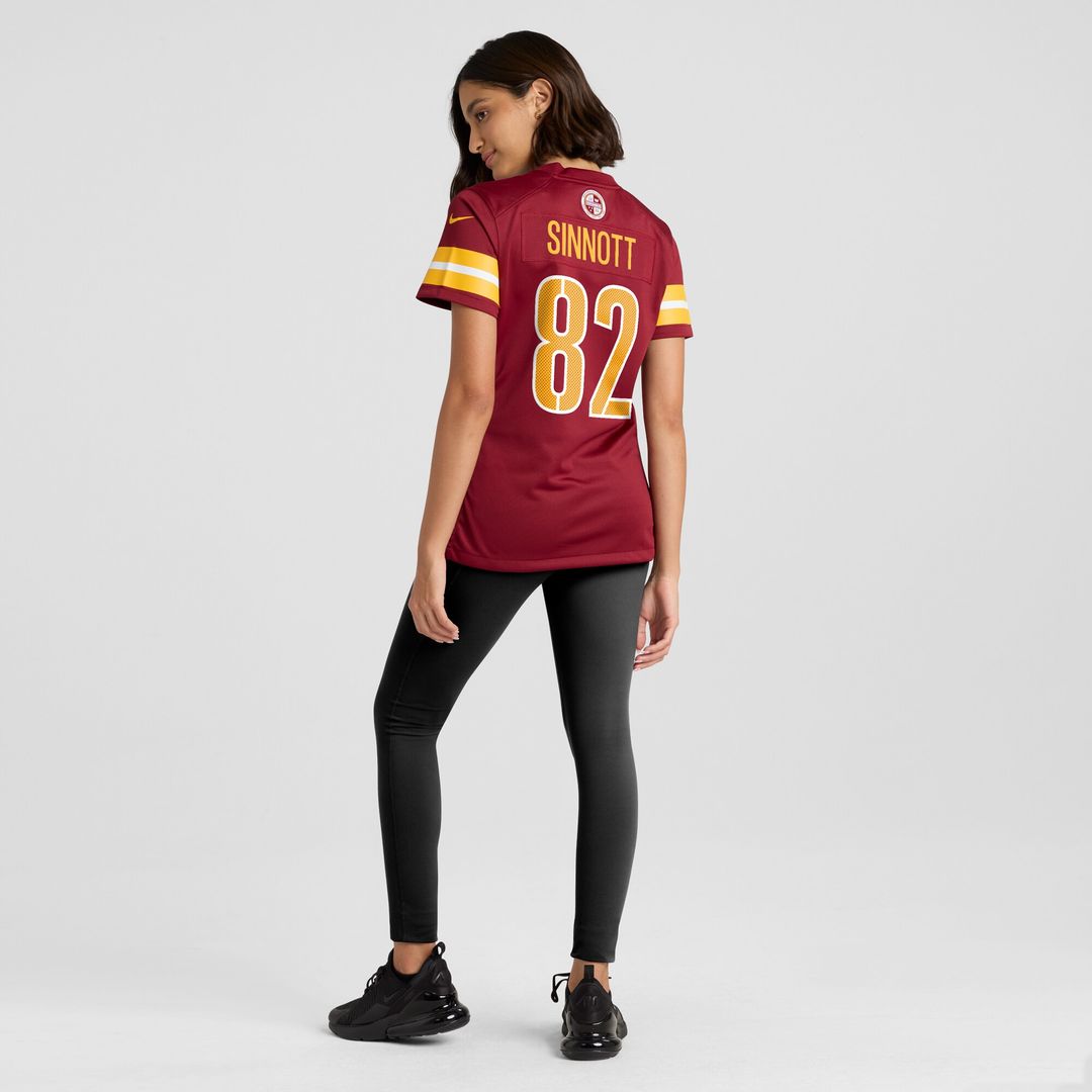 Ben Sinnott Washington Commanders Nike Women's Team Game Jersey -  Burgundy
