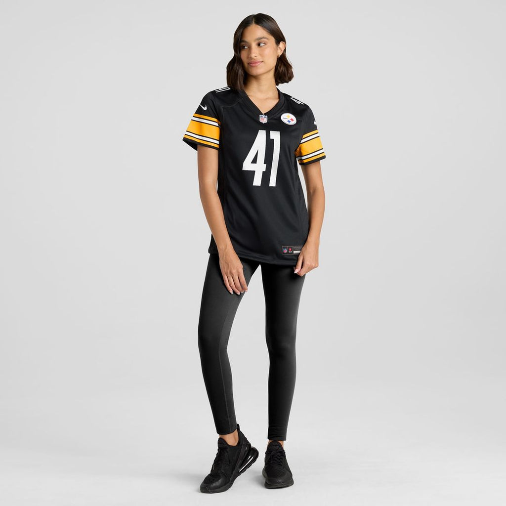 Payton Wilson Pittsburgh Steelers Nike Women's Team Game Jersey -  Black