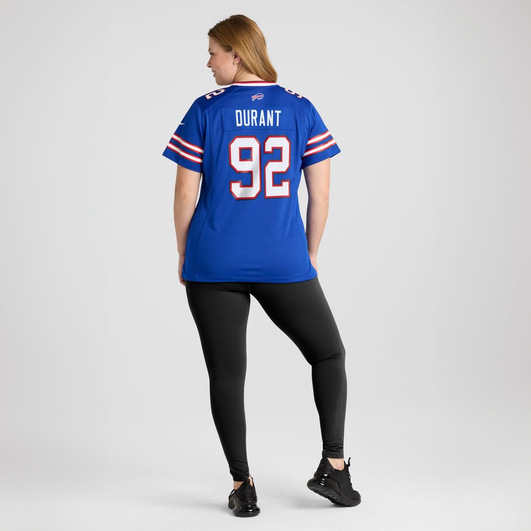 Zane Durant Buffalo Bills Nike Women's Team Game Jersey -  Royal