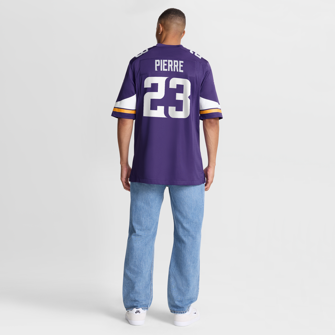 James Pierre Minnesota Vikings Nike Team Game Jersey -  Purple