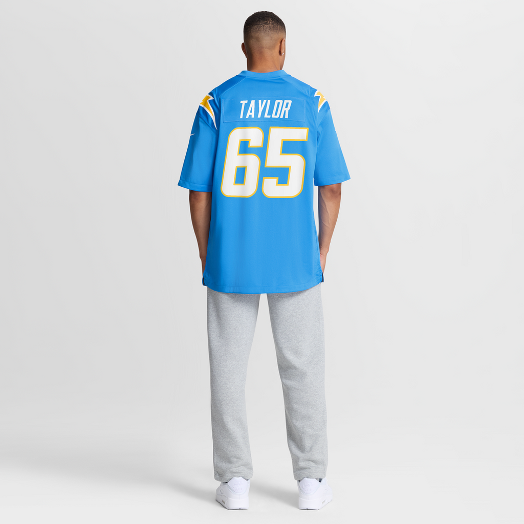 Logan Taylor Los Angeles Chargers Nike Team Game Jersey - Powder Blue