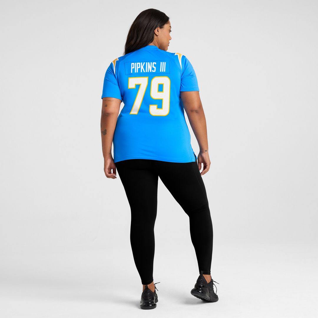 Trey Pipkins III Los Angeles Chargers Nike Women's Game Jersey - Powder Blue