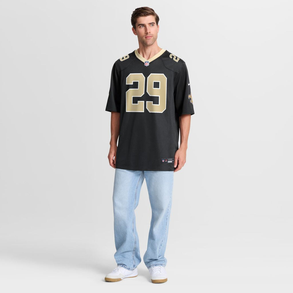 Quincy Riley New Orleans Saints Nike Team Game Jersey -  Black