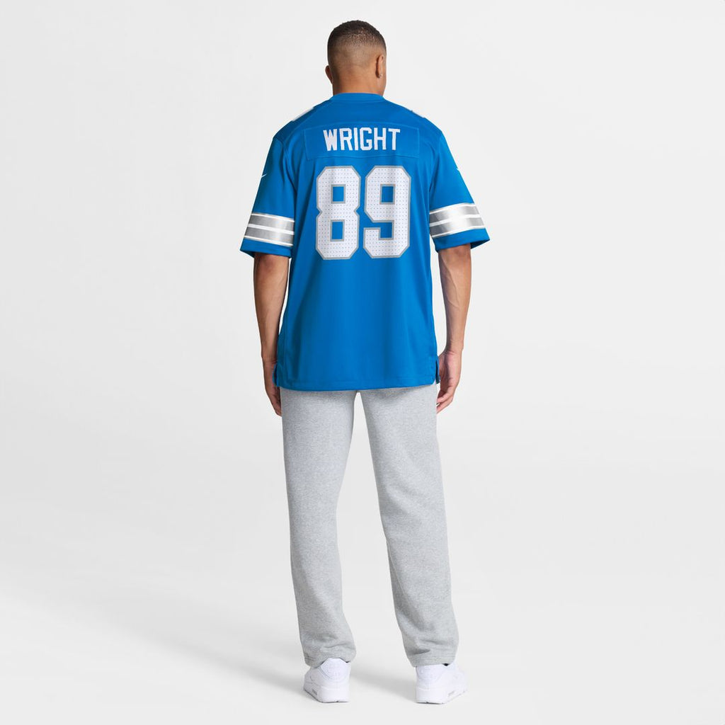 Brock Wright Detroit Lions Nike Team Game Jersey -  Blue