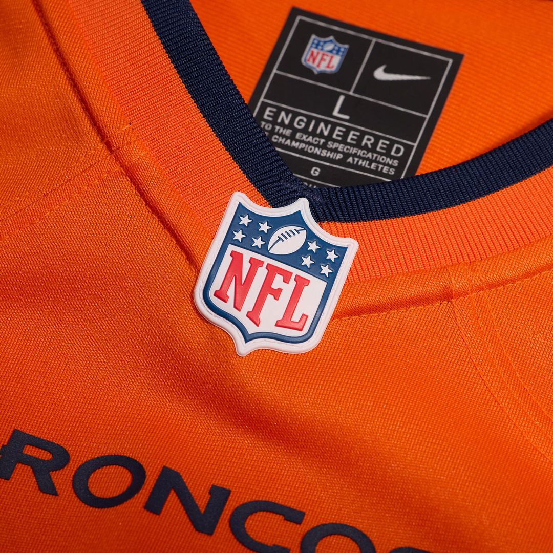Eyioma Uwazurike Denver Broncos Nike Team Game Jersey -  Orange