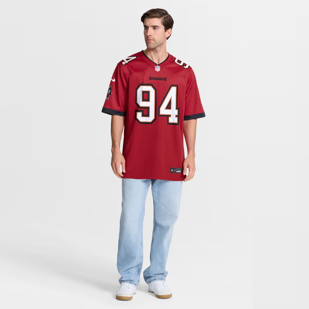 Calijah Kancey Tampa Bay Buccaneers Nike  Game Jersey - Red