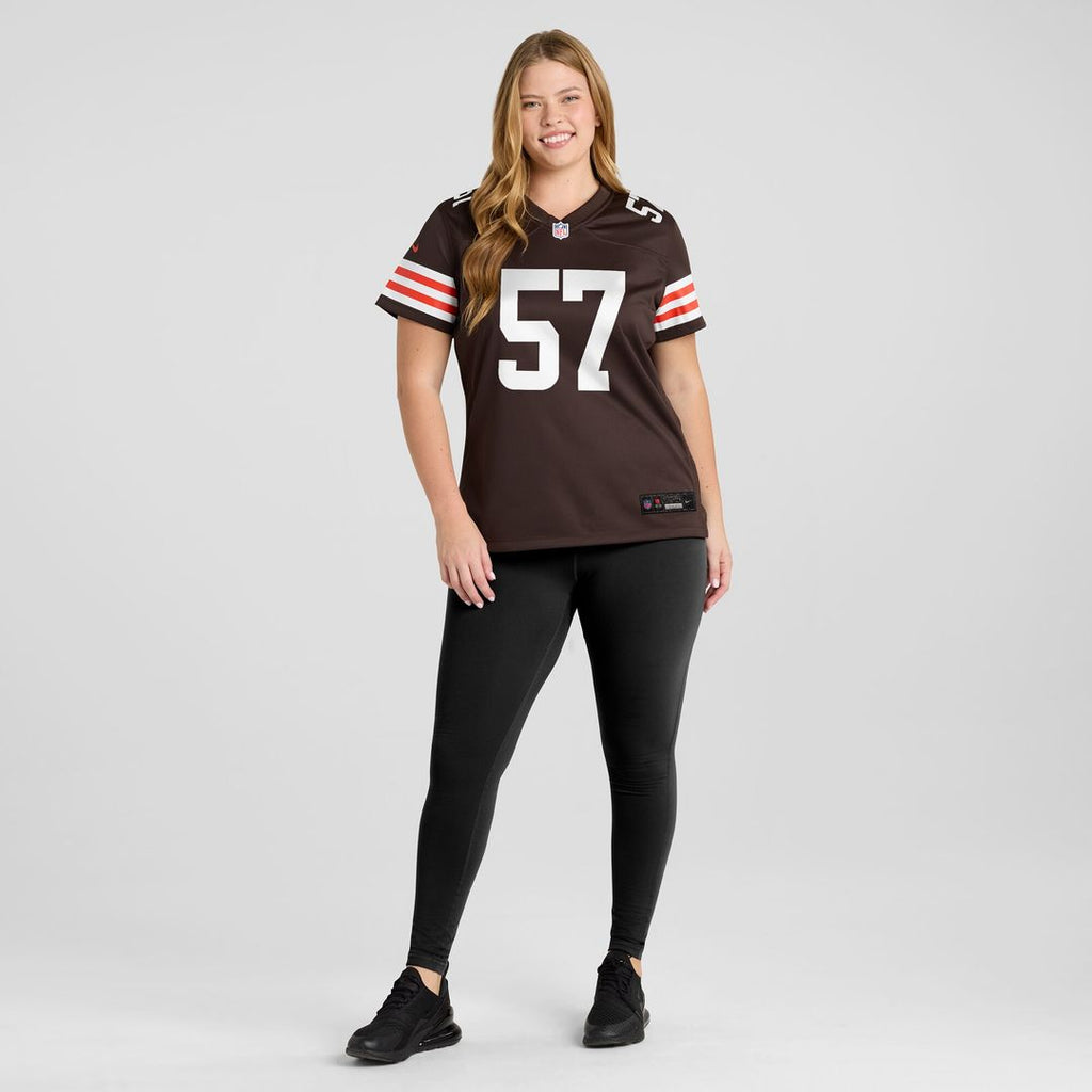 Clay Matthews Cleveland Browns Nike Women's Game Retired Player Jersey - Brown
