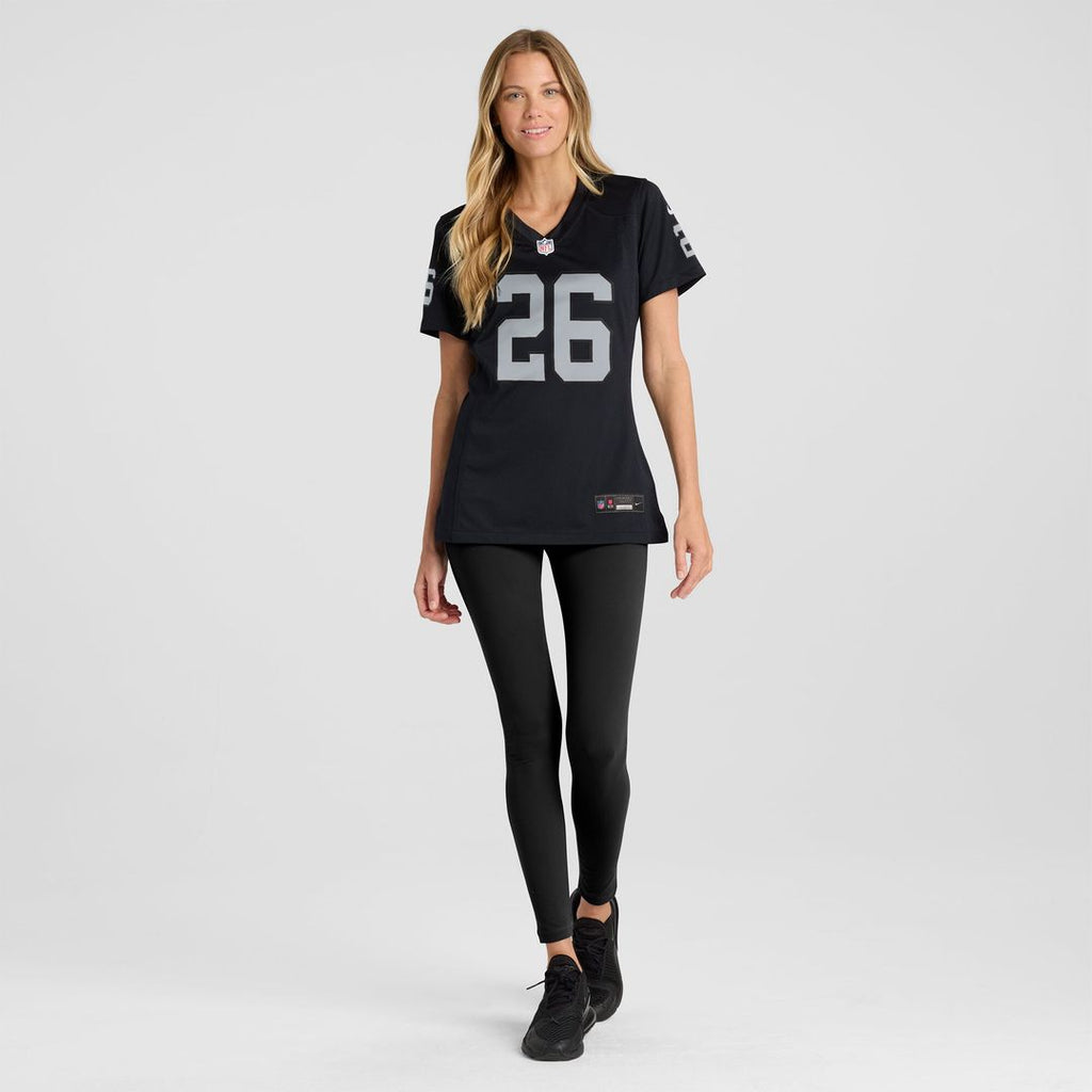 Darien Porter Las Vegas Raiders Nike Women's Team Game Jersey -  Black