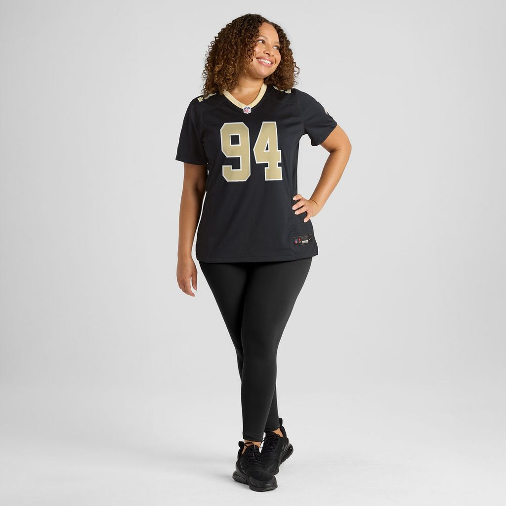 Cameron Jordan New Orleans Saints Nike Women's Team Game Jersey -  Black