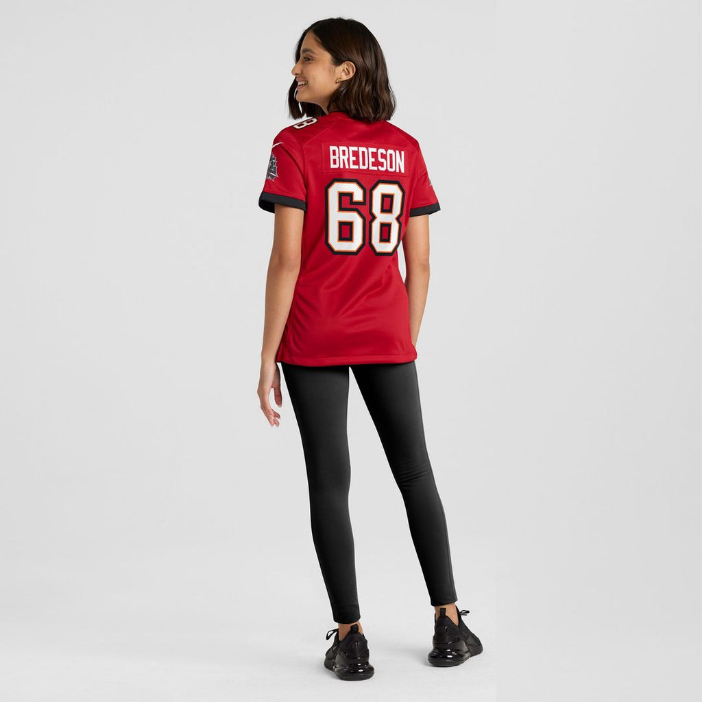 Ben Bredeson Tampa Bay Buccaneers Nike Women's  Game Jersey -  Red