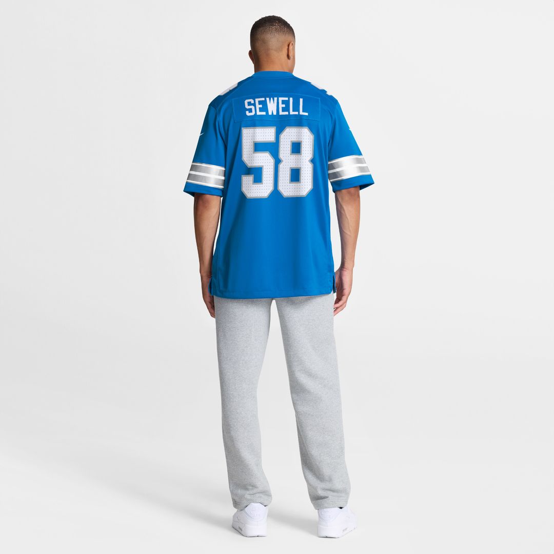 Penei Sewell Detroit Lions Nike Game Jersey - Blue